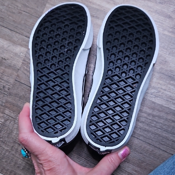 Vans Classic Black Checkered Slip-Ons - Picture 6 of 6